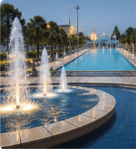 Piletas ornamentales y piscinas olímpicas — Hidroservice